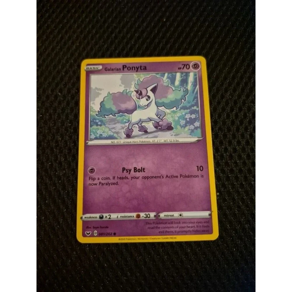 Galarian Ponyta 081/202 Pokemon Card (2020)